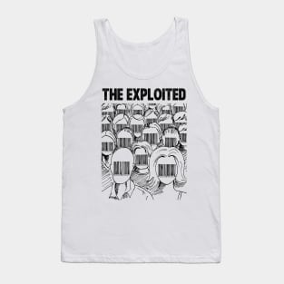 Barcode face The Exploited Tank Top